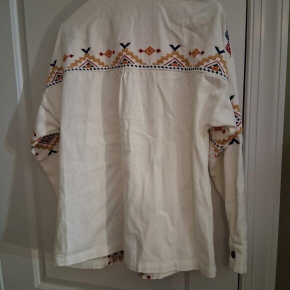 savanna jane aztec style jacket shirt size small - Picture 4 of 6